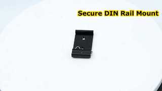 گیره ثابت ریل آلومینیومی 35 میلی متری سیاه گیره نصب ریلی DIN برای نصب رله