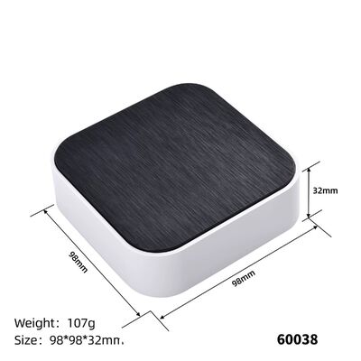 سطح 98*98*32mm کنترل کننده هوشمند وای فای محفظه های پلاستیکی دسکتاپ برای الکترونیک